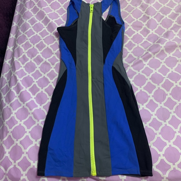 Mini Zip Up Dress - Picture 3 of 4